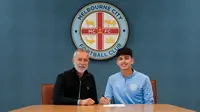 Selamat! Talenta Muda Timnas Indonesia Mathew Baker Dapatkan Kontrak Profesional di Melbourne City